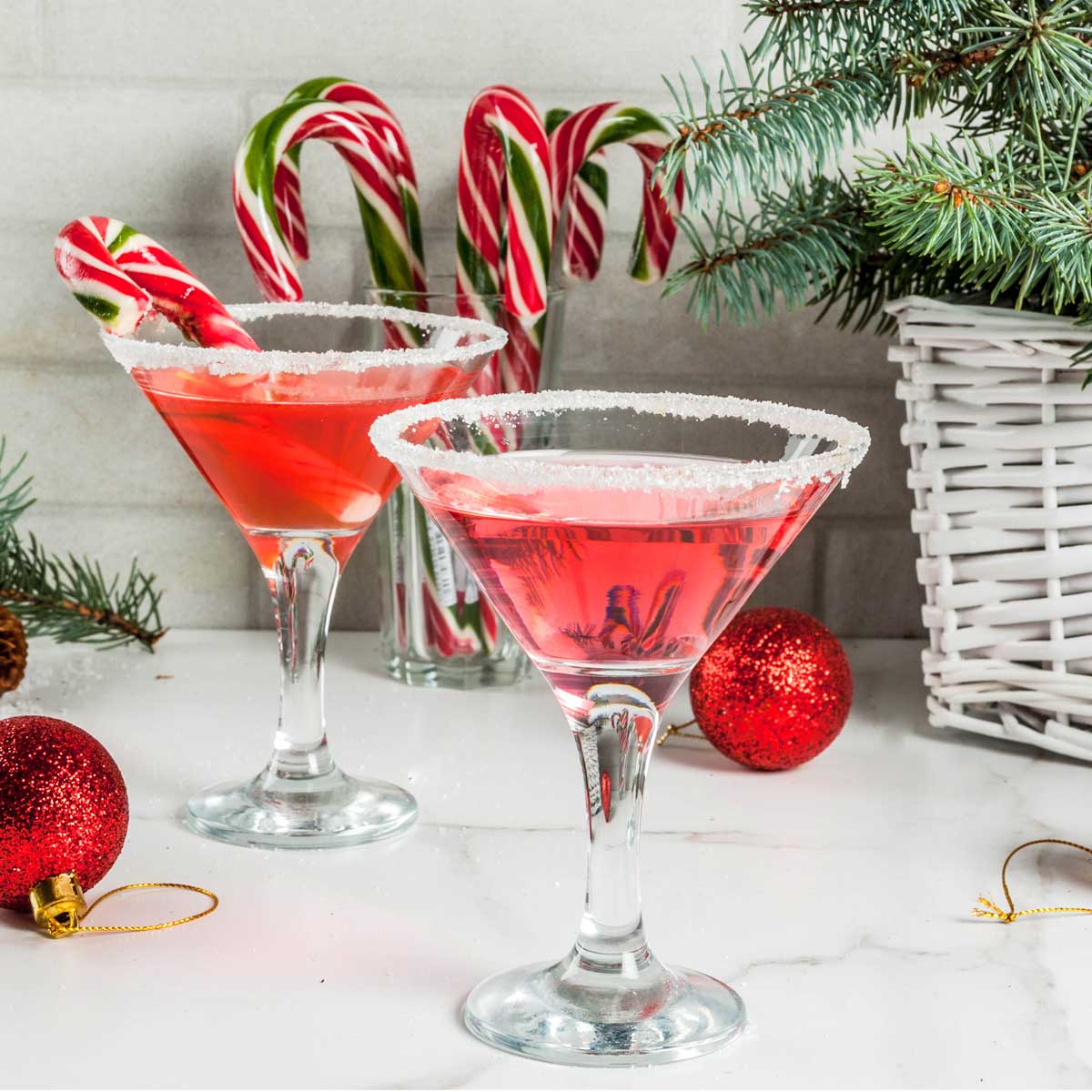 Sparkling Candy Cane Cocktail Tasty Rewards